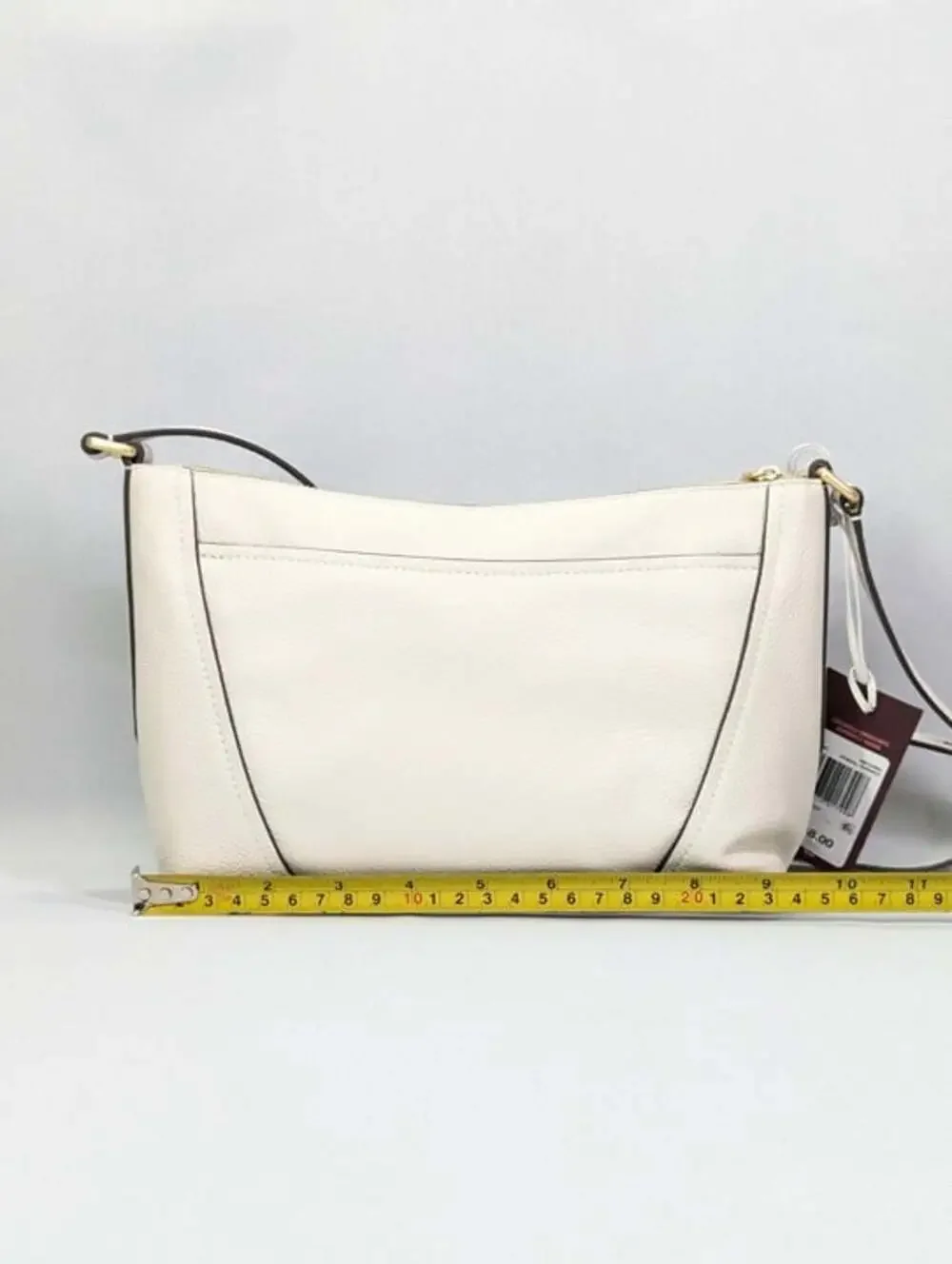 Radley London Kendal Terrace Small Leather Crossbody Bag Chalk (MSRP $248)